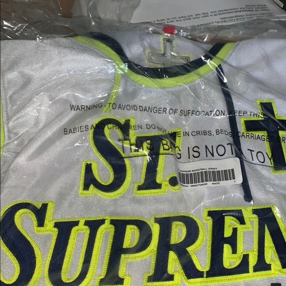 Supreme St Basketball Jersey